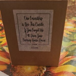 Brown Candle - Friendship Gift Says Other Says Not This One  Can Show  Home